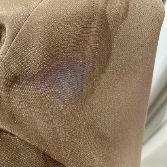 𝅺RICHARD TYLER COUTURE long sleeve dress with hip length side slit - Picture 7 of 16